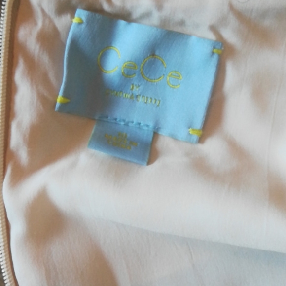 CeCe | Black and Cream Dress - Picture 4 of 4